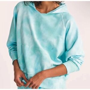 $245 NWT LoveShackFancy Addison Tie‎ Dye Cotton Hoodie Sweatshirt